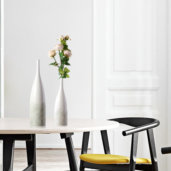 Creative living room table ceramic vase floral dec...