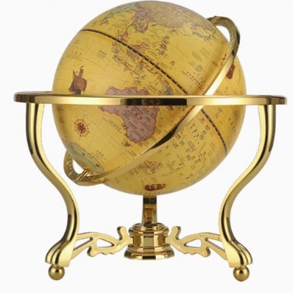 American vintage antique globe